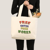 Free Enterprize Worksバッグ ラージトートバッグ (正面(商品))