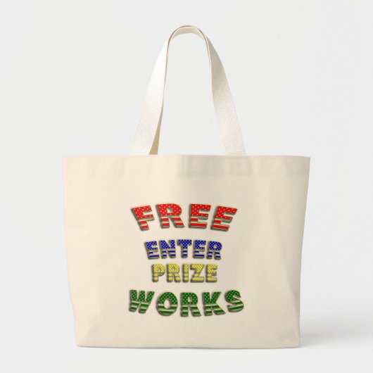 Free Enterprize Worksバッグ ラージトートバッグ (正面)