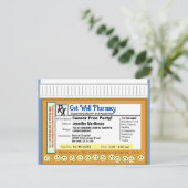 Free from Cancer: A Prescription for Fun ポストカード (スタンド正面)