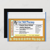Free from Cancer: A Prescription for Fun ポストカード (正面/裏面)