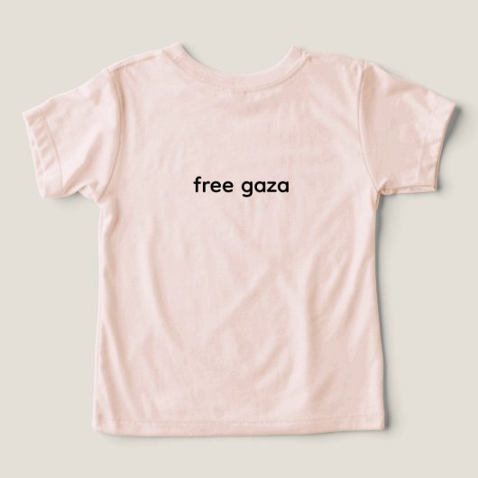 ''free gaza and  help  plastine'' (デザイン裏面)
