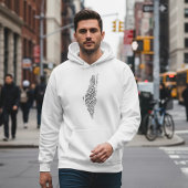 Free Gaza Free Palestine Map Cloud Word パーカ