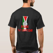 FREE GAZA Tシャツ (裏面)