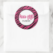 Free gift inside- Marketing-Small business-Consult ラウンドシール (バッグ)