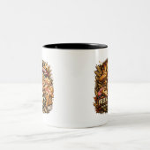 Free Gluten! Funny Bread Lover Coffee Mug ツートーンマグカップ (中央)
