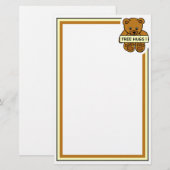 Free Hugs固定、カスタマイズ可能 便箋 (正面/裏面)