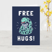 Free Hugs カード (黄色い花)