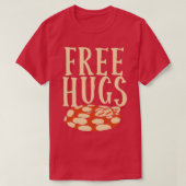 Free Hugs Boa Constrictor Snake Funny graphic and  Tシャツ (デザイン正面)