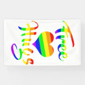 Free Hugs | LGBTQ+ Pride  横断幕 (横)