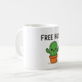 Free hugs mug コーヒーマグカップ (正面左)