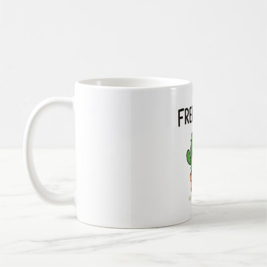 Free hugs mug コーヒーマグカップ (左)