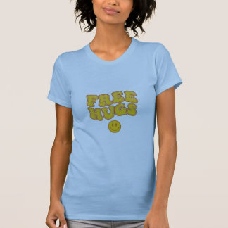 FREE HUGS – Retro Smiley Face T-shirt Tシャツ