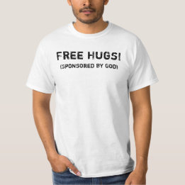Free Hugs! (Sponsored by God) Tシャツ