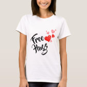 Free Hugs Women Tshirt Tシャツ (正面)
