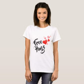 Free Hugs Women Tshirt Tシャツ (正面フル)
