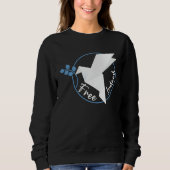 Free Indeed Bird Origami Of Paper Folding Origami スウェットシャツ (正面)