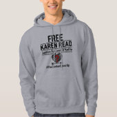 Free Karen Read Hoodie - Justice For John O'Keefe  パーカ (正面)