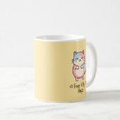 Free Kitty Hugz Cute Kawaii Cat Mug コーヒーマグカップ (正面右)