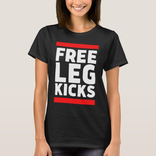 Free Leg Kicks  MMA Jiu Jitsu and Judo Fighter Tシャツ (正面)