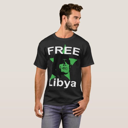Free Libya Tシャツ (正面フル)