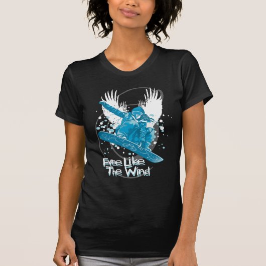 Free like the wind tシャツ (正面)