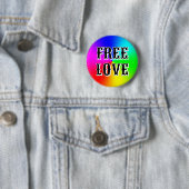FREE LOVE （言葉を変えてもいい） 缶バッジ (インサイチュ)