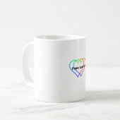 Free Love Classic Mug, 11 oz コーヒーマグカップ (正面左)
