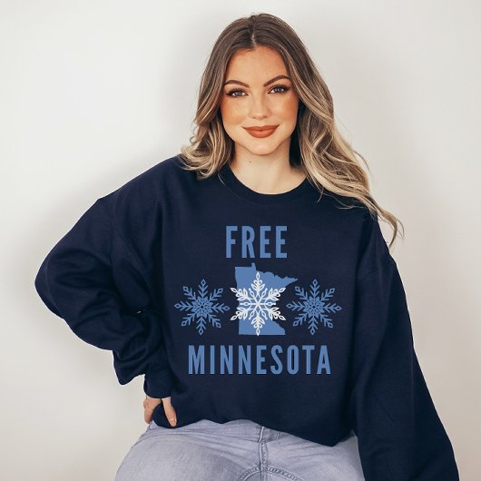 Free Minnesota Anti ICE Protest  スウェットシャツ