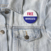 Free Minnesota Protest  缶バッジ (インサイチュ)