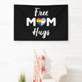 Free Mom Hugs II - 虹色ゲイ・トランスプライド 横断幕 (インサイチュ)