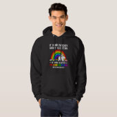 Free Mom Hugs LGBT Gay Pride Month LGBTQ Bear Rain パーカ (正面フル)