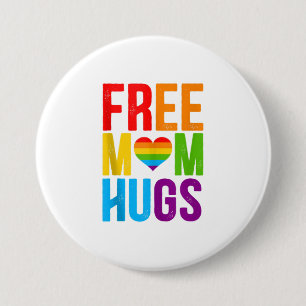 Free Mom Hugs LGBT Month Tank Top（無料のMom Hugs LGBT 缶バッジ