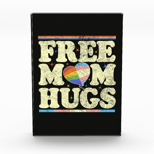 Free Mom Hugs Lgbt Pride フォトブロック (正面)