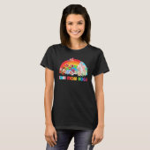 Free Mom Hugs LGBT Rainbow Mother's Day Tシャツ (正面フル)