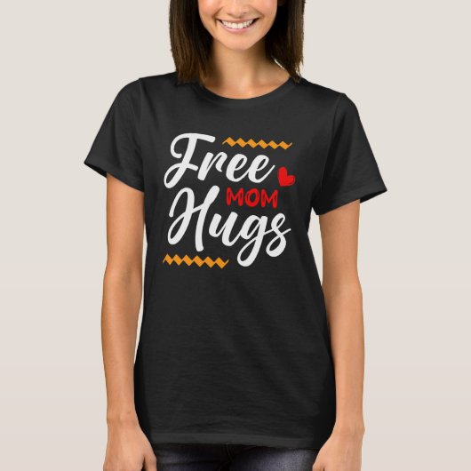 Free Mom Hugs LGBT Transgender Bisexual Pride Mont Tシャツ (正面)