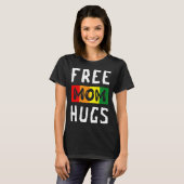 Free Mom Hugs LGBT Transgender Bisexual Pride Mont Tシャツ (正面フル)