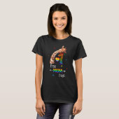 Free Mom Hugs  Rainbow Giraffe Heart Lgbt Pride Mo Tシャツ (正面フル)