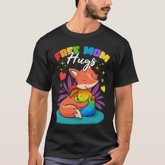 Free Mom Hugs Tシャツ (正面)