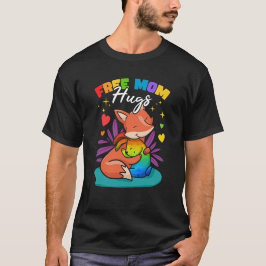 Free Mom Hugs Tシャツ (正面)