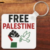 free palasthin  キーホルダー (裏面)