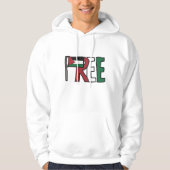 Free Palestine パーカ (正面)