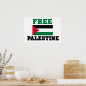 Free Palestine ポスター (キッチン)