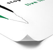 FREE PALESTINE ポスター (角)