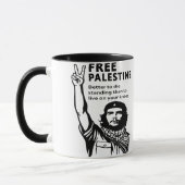 FREE PALESTINE マグカップ (左)