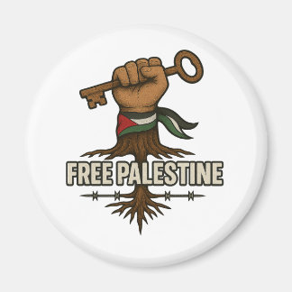 Free Palestine Button – Power & Solidarity マグネット
