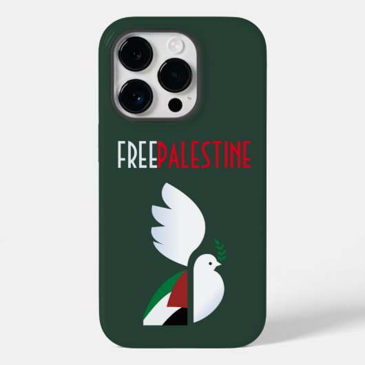 Free Palestine iPhoneケース – 政治声明 Case-Mate iPhoneケース (裏面)