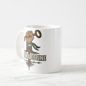 Free Palestine Mug Support Palestinian Solidarity コーヒーマグカップ (正面左)