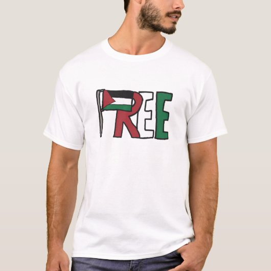 Free Palestine Tシャツ (正面)