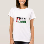 Free Palestine Tシャツ (正面)