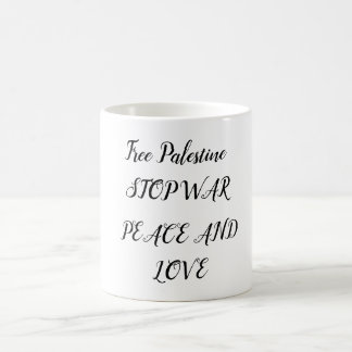 Free palestine we all together lets buy it  コーヒーマグカップ